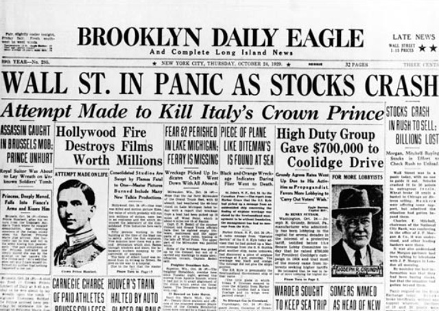 1929 Broolyn Daily Eagle Newspaper
