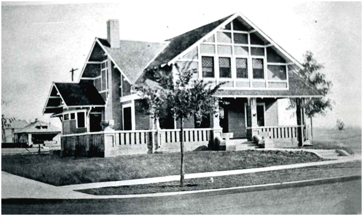 5003 Tremont as shown in the Munger Place Book during the neighborhood’s development
