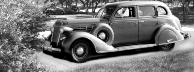 Florence & Brian left for California from our house on Columbia in 1938 in a '36 Chrysler.