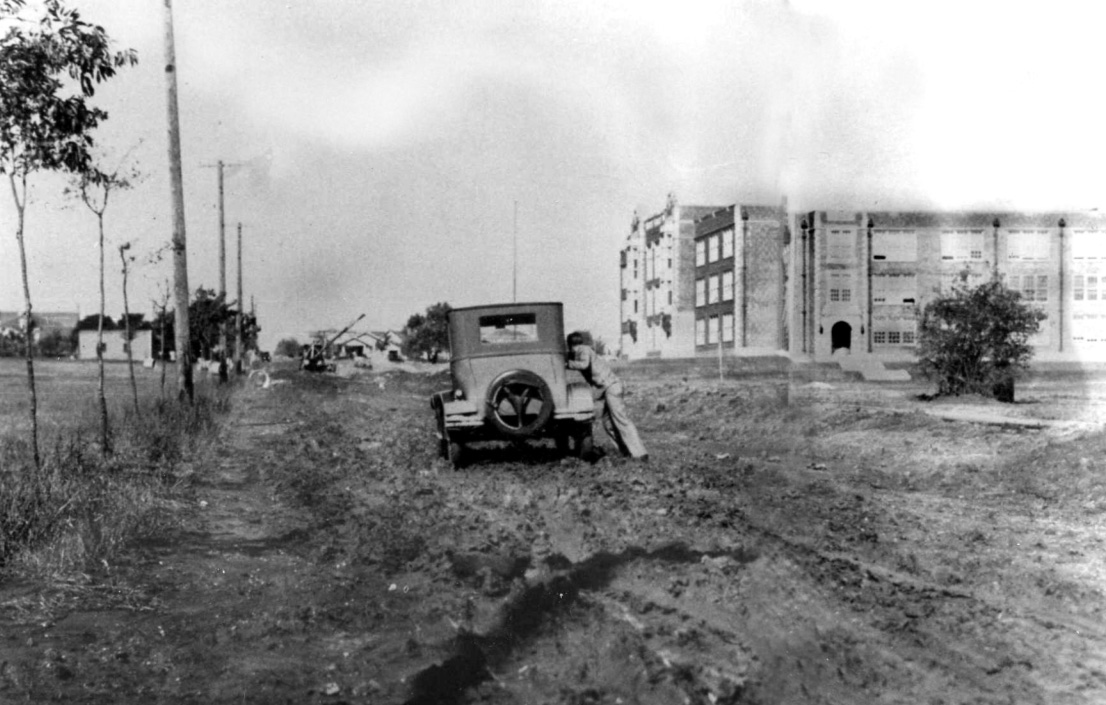 Glasgow Drive and Woodrow Wilson High School Summer 1928