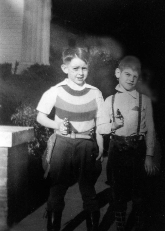 Joe and Bill Playing Cowboys