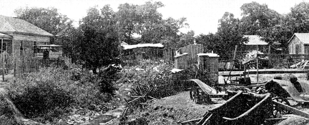 Mill Creek during the Twenties before it became an underground sewer.