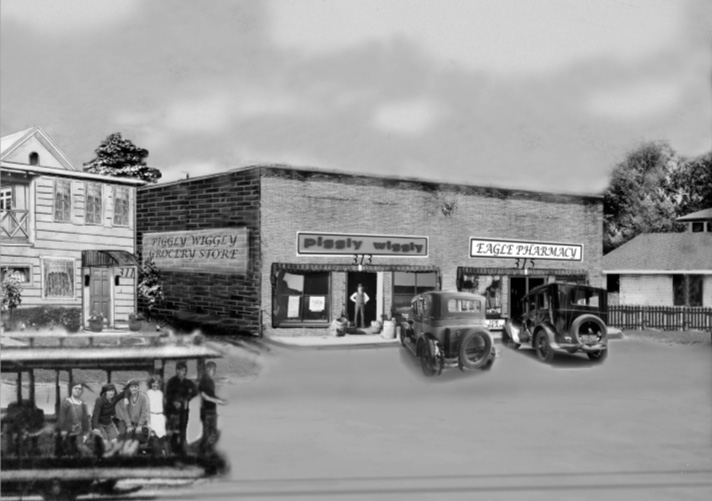 The Tea Room, The Piggly Wiggly & The Eagle Pharmacy