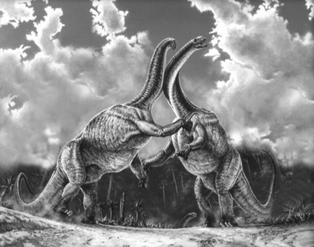 The Sinclair Oil exhibit looked something like this as I remember it. It seemed extremely large, and it roared and screeched. In spite of the blue and green lights that I liked, I was terrified of it.