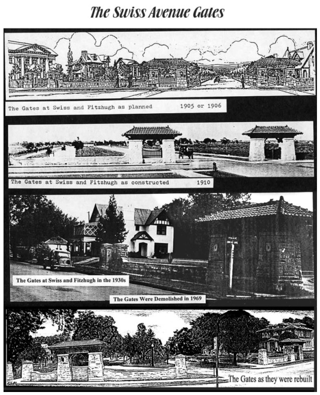 The Swiss Avenue Gates