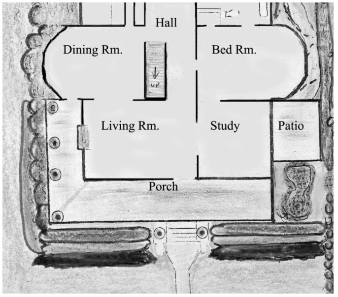 Wright arrangement of rooms
